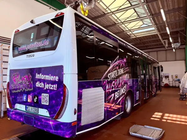 In progress… #riesa #provitus #bus #pflege #ausbildung